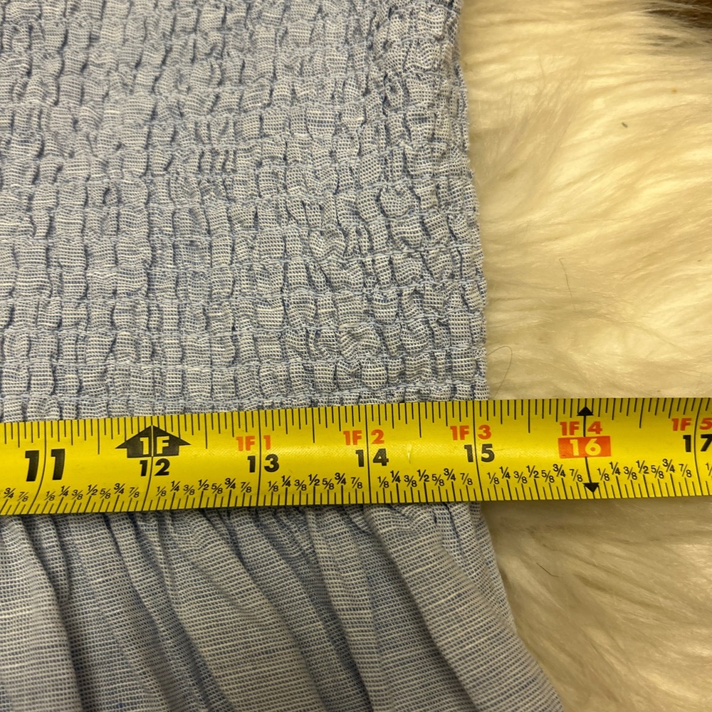 J. Crew Light Blue Smocked Midi Sundress - Picture 12 of 13
